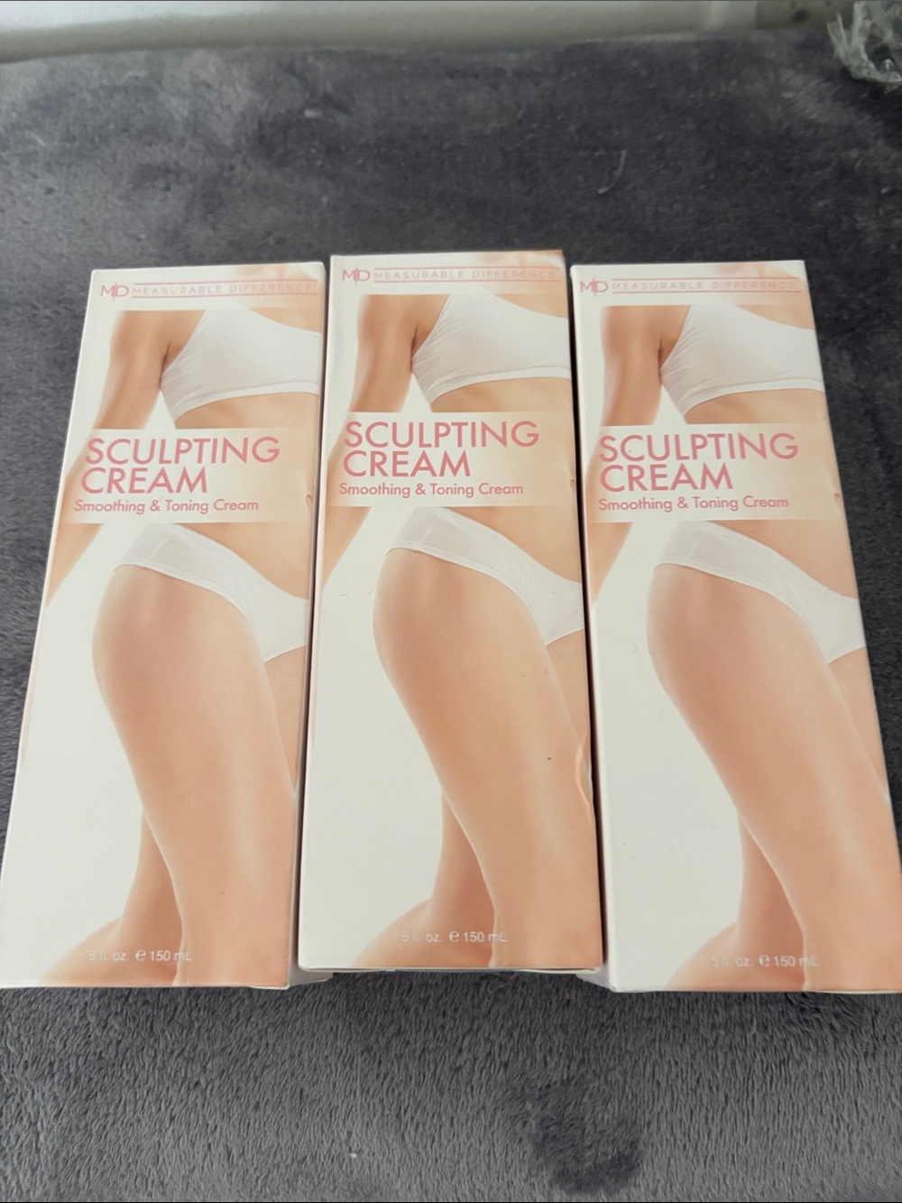 Measurable Difference Sculpting Cream lot of 3